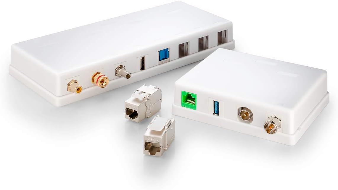 Goobay Keystone Empty Housings with various modules