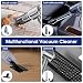 Wirelume Handheld Car Vacuum Cleaner Cordless Powerful 22000Pa Strong Cyclonic Suction Blowing Brushless Motor Portable Rechargable Lightweight for Pet Hair Vehicle Home Office (Dark Grey)