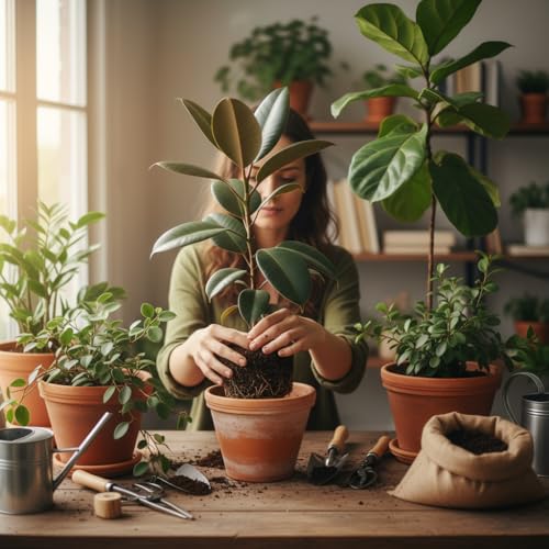 GREEN24 Ficus Dünger - Spezialdünger für Ficus Arten, Feigenbäume - Ficus Benjamini Elastica Lyrata Ginseng Bonsai Zimmerpflanzen Kübelpflanzen NPK Flüssigdünger 250ml Konzentrat