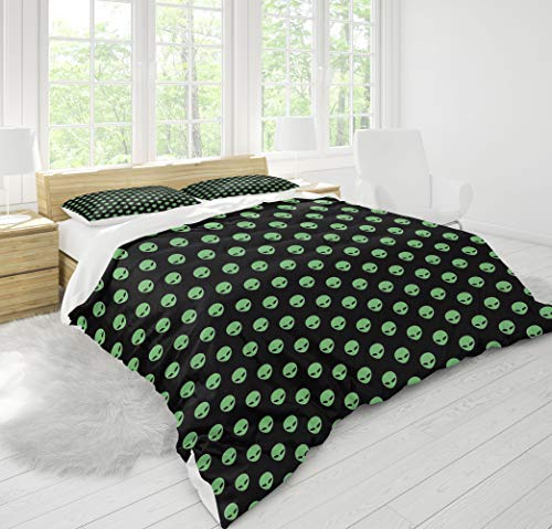 Housse de couette extraterrestre 140x200 idéale pour décorer une chambre ado - 3