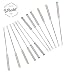 Pucket - Set of 12 Premium Stainless Steel Fondue Forks 9.5" - 2 x Color Coding Forks with Heat Resistant Handle - Perfect For Cheese, Meat, Chocolate, Marshmallow Fondue