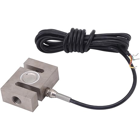 2000kg Portable High-Accuracy S-Type Load Cell Scale Sensor for Hopper Weight, High-Pressure Tension Weighing