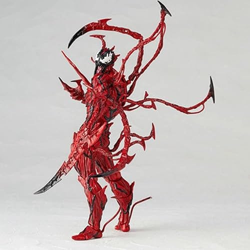 Miniatura 6 de Muhubaih Venom Legends Series - Figura de acción Carnage - Figura de acción de veneno rojo de 7 pulgadas, colección de figuras de acción de veneno y