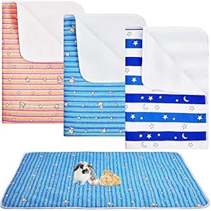 3 Pack 24x47in Guinea Pig Cage Line...