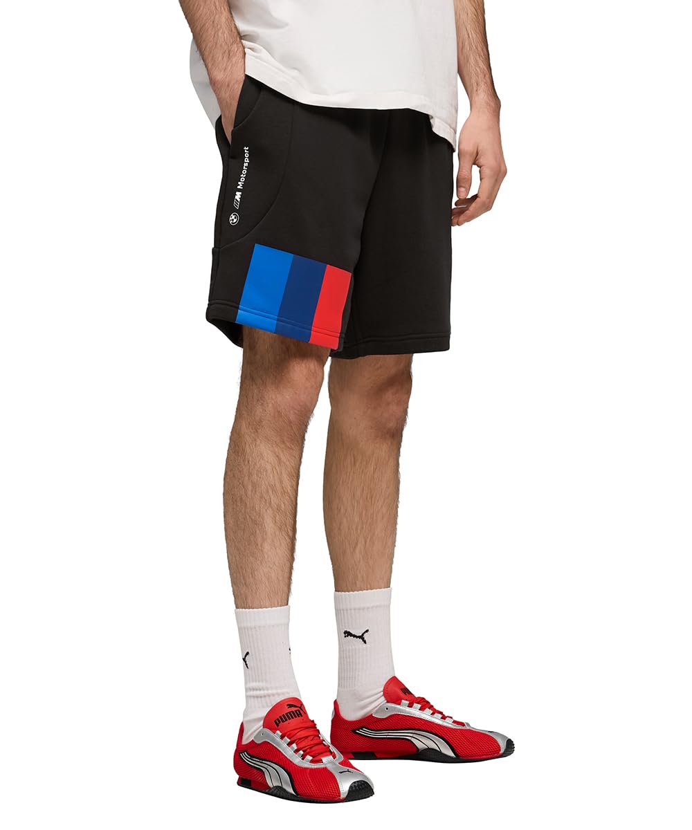 | BMW M Motorsport TECH-X Men's Colorblock Stripes 7" Shorts | Black | S-image-33