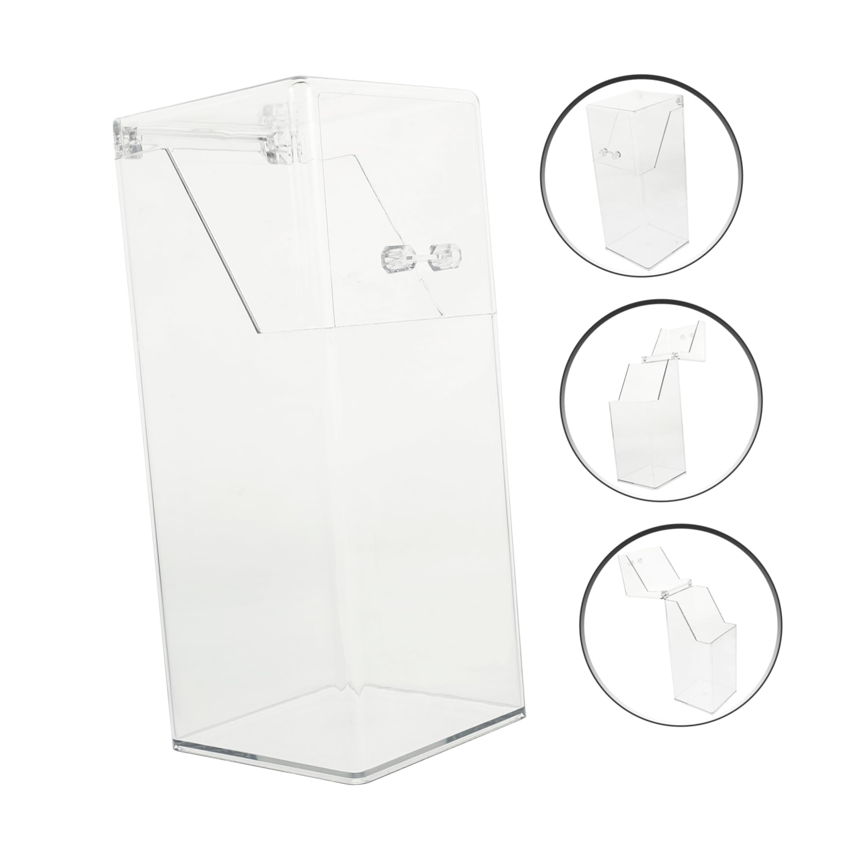 Veemoon Cubo Para Guardar Cosméticos Transparente Caja Para Guardar Maquillaje Contenedor Para Brochas Para Organizar Herramientas De Escritorio El Baño