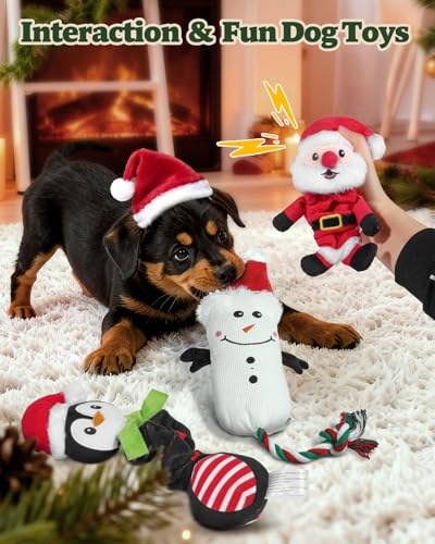 Set de 5 Juguetes de Navidad para Perros Swooflia miniatura 4