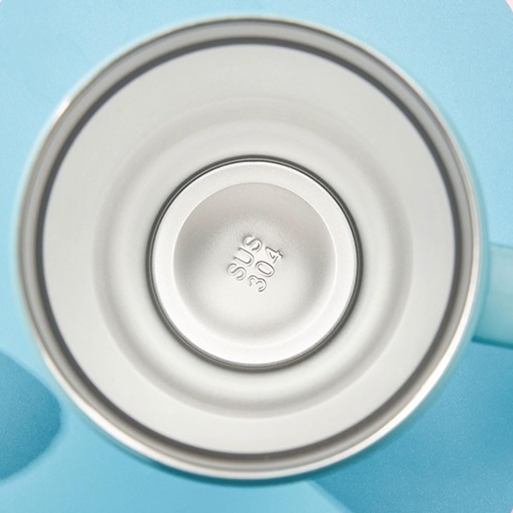 große kapazität 1250 ml Trinkbecher mit extra großem Fassungsvermögen, Edelstahl-Isolierbecher mit Strohhalmdeckel, tragbarer Reisekaffeebecher solide