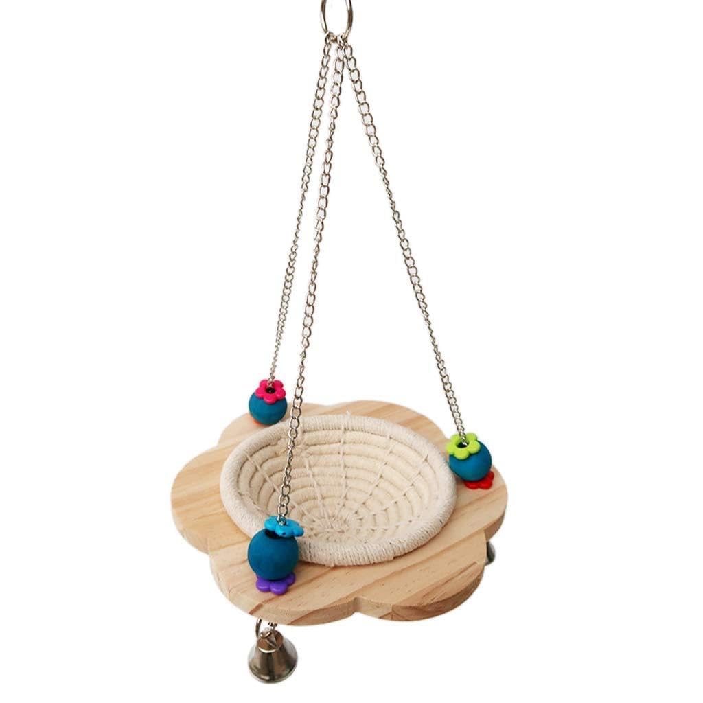 NEWFT Nest Rope Weave Bird Breeding Nests Bed for Parakeet and Small Cage Hatching Nesting Box