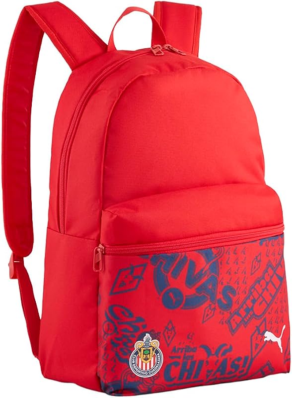 Mochila Chivas Culture, Rojo-Blanco AH25, Mediana