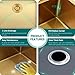 CBDOIT 32 Inch Gold Kitchen Sink, 32 x 19 Inch Undermount Kitchen Sinks, 50/50 Double Bowl 16 Gauge Stainless Steel Sinks for Modern Kitchen