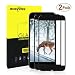 Produktbild Panzerglas für iPhone 7 plus/iPhone 8 plus,[2 Stück] Ultra-klar 3D Vollständige Abdeckung 9H Härtegrad 5,5 Zoll Panzerglasfolie Displayschutzfolie für iPhone 7 plus/iPhone 8 plus (Schwarz)