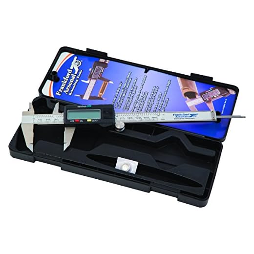 Frankford Arsenal Electronic Caliper with LCD Display and Case for Reloading