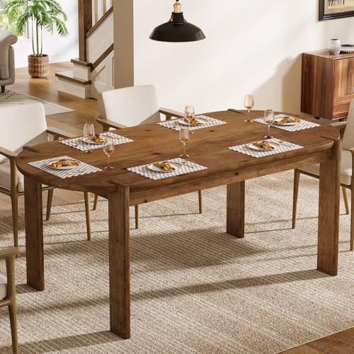 Solid Wood Dining Table for 4-6