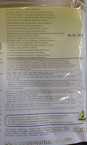 Foto von Reispapier für Frühlingsrollen eckig 50 Blatt 500g orientalische Speisen rice paper spring rolls quadratisch 19cm x 19cm