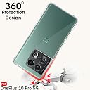 TheGiftKart Crystal Clear Back Cover Case for OnePlus 10 Pro 5G | Shock Proof 360° Protection | Hard Clear Back Cover Case for OnePlus 10 Pro 5G (PC & TPU, Transparent Bumper) gallery image