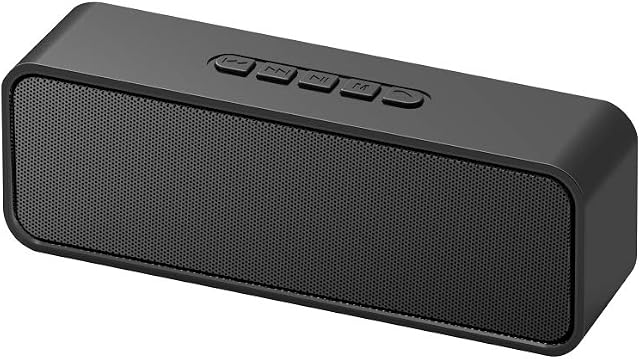 Sonkir Portable Bluetooth Speaker, Bluetooth 5.0 Wireless Speaker with 3D Stereo Hi-Fi Bass, Built-in 1500 mAh Battery (Black)
