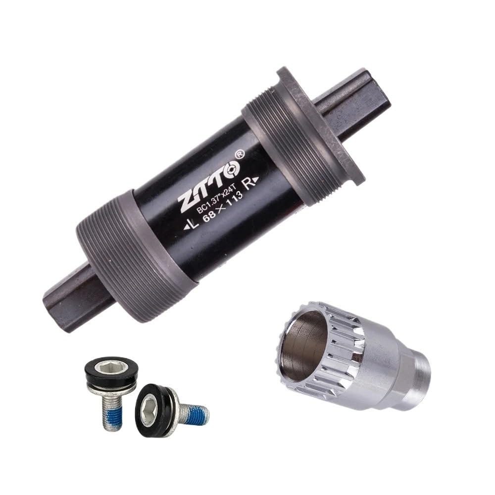 JIASHUNHE Bottom Bracket Bicycle Square Tapered Threaded Bottom Bracket Tool Kit Remove For Spindle Crankset(68x113L Kit)