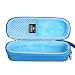 FBLFOBELI EVA Hard Carrying Case Compatible with The Breather/HETARU Natural Breathing Exercise Device, Hand-Held Inspiratory Expiratory Muscle Trainer (Blue, Case Only)