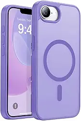 FIT IT Capa Magnética para iPhone 16e Compatível com MagSafe, TPU Slim, Proteção para Câmera (Lilás)