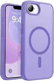FIT IT Capa Magnética para iPhone 16e Compatível com MagSafe, TPU Slim, Proteção para Câmera (Lilás)