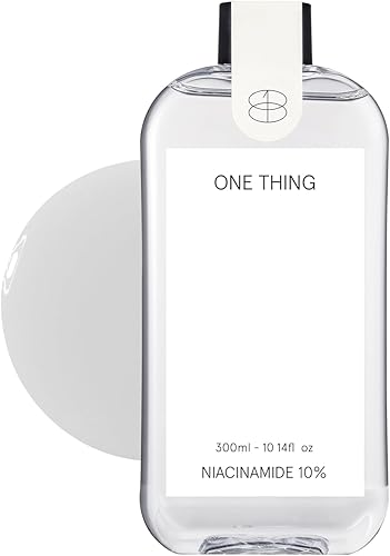ONE THING Niacinamide 10% Toner  Esencia facial hidratante iluminadora para una piel suave y clara  Ilumina manchas oscuras, brotes, imperfecciones,