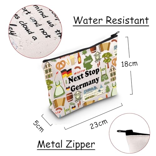 JXGZSO Germany Trip Zipper Bag