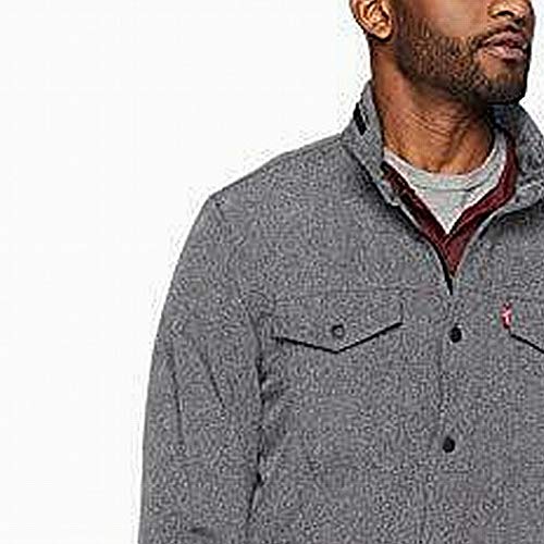 Levi's Men's Soft Shell Stand Collar Commuter Trucker Jackets3