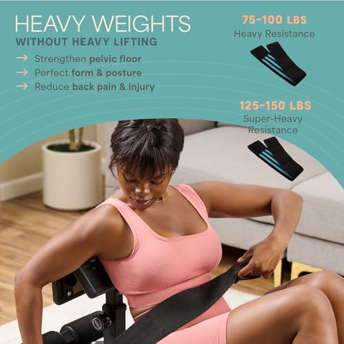 Lifepro Hip Thrust Machine – Adjustable Glute Workout Equipment for Home – Hip Thrust Bench & Glute Machine – Foldable Booty Builder, Sissy Squat Machine, Thrust Glute Bench, Home Gym Glute Workout