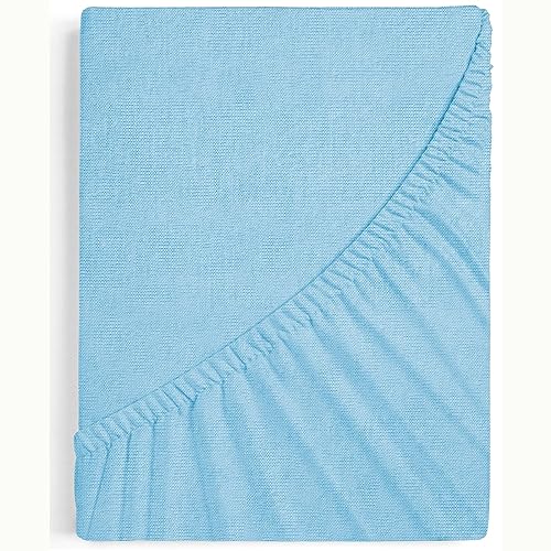 Terra Beds Jersey Spannbettlaken 140x200cm Baumwolle für Matratzen bis 25cm – Ansicht 2