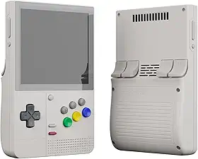 Retroid Pocket Console de jogos portátil retrô clássico, tela sensível ao toque OLED de 4,9 polegadas, portátil para jogos Android com 6 + 128 GB, bateria de 5000 mAh, Android 14, console de jogos