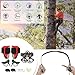 Tree Climbing Spikes Kit Leather Forged Tree Climbing Spurs Spikes with Adjustable Belt and Rope Climbing Gear Kit with Non-Slip Pedal Professional Tree Climbing Equipment for Gardening, Fruit Picking