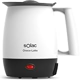 Solac Choco-Latte | Chauffe-lait 1L | 250W | Chocolat chaud et tous liquides | Filtre anti-crème | Revêtement antiadhésif | Facile à nettoyer | Design compact | Blanc - 1