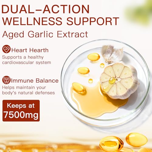 Save 47% on YATIME Aged Garlic Extract 7500mg Capsules - Code Q6576FA4