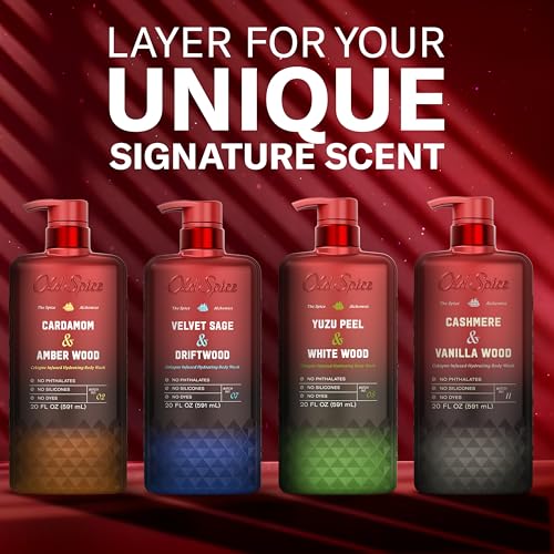 Old Spice Body Wash for Men, Cardamom & Amber Wood Scent, 20 fl oz - image 9