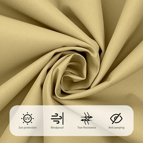 Voile d'ombrage 200 x 250 cm imperméable et protection UV pour extérieur