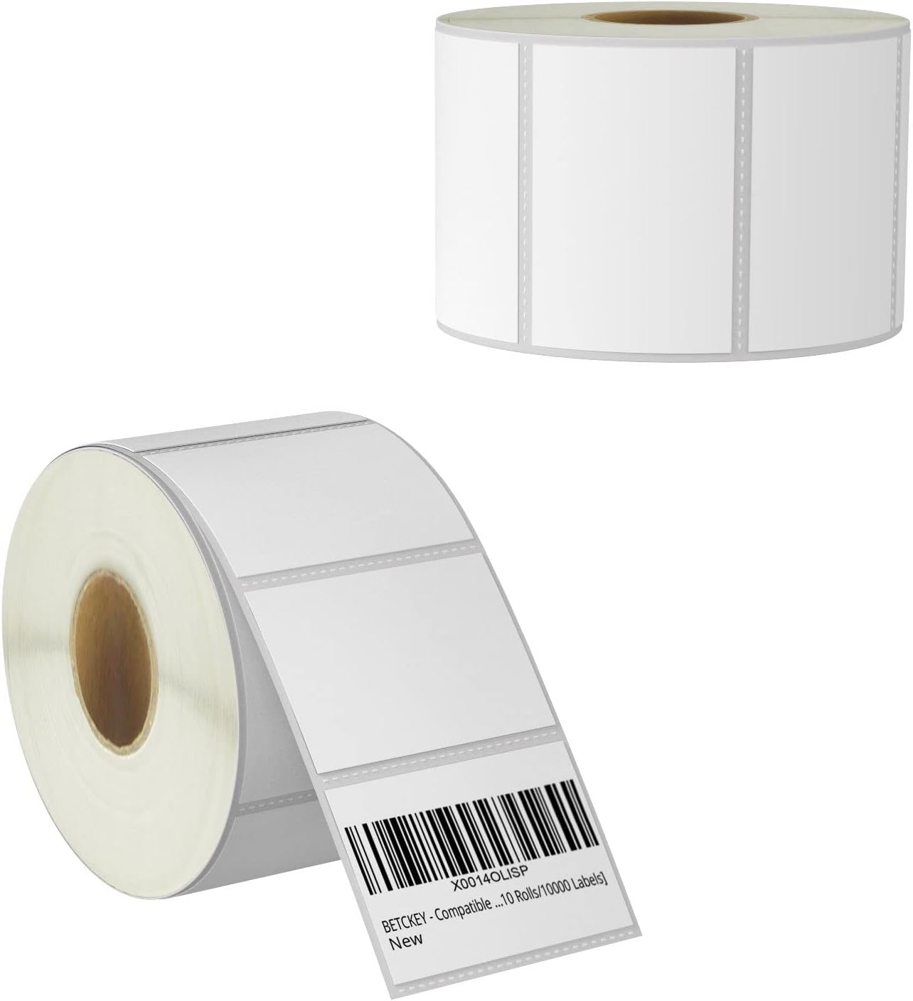 3" x 2" (76 mm x 51 mm) Multipurpose & Shipping Labels Compatible with Zebra & Rollo Label Printer,Premium Adhesive & Perforated [2 Rolls, 1500 Labels]