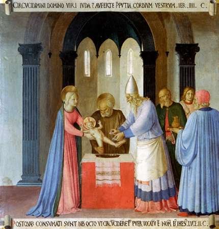 Toile de Jésus F. Angelico grand tableau déco pour un salon spirituel et serein