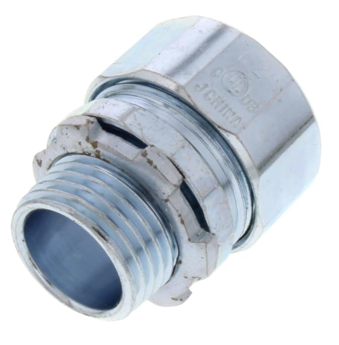 Electrical Rigid Conduit, Aluminum Conduit, IMC Threadless Compression Connector, Steel, UL Listed, Concrete Tight (1, 4 Inch)