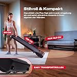 Sportstech Laufband Walking Pad für Zuhause, mit manueller Steigung, Walking Pad bis 6 km/h, Treadmill bis 12km/h, App, Fernbedienung, kompakt, LED, Home Office, sWalk Lite/sWalk Lite Plus – Bild 5
