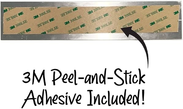 Quality Satin-Aluminum Conference Room Slider Signs - 6 x 1 - Made in the USA (Red/Green)