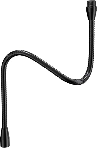 ZealSound Brazo de manguera de metal mejorado, soporte flexible de cuello de cisne de 19 pulgadas, extensión resistente para micrófono, soporte de