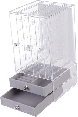 Cabilock 1 pieza de joyería para colgar aretes organizador de aretes de oreja brazalete mesa para mujer contenedor de joyería clásico para anillos