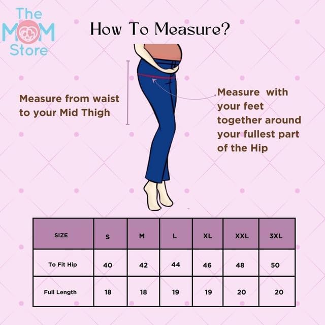 The Mom Store Comfy Maternity Shorts | Comfortable | Soft | Pre and Post Pregnancy | Over Belly Support | Solid | Red Melange | 2XL - Image 4 thumbnail