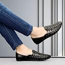 FAXIAN Men's Black Synthetic Slip_On Comfortable/Attractive & Ethnic Nagra Juttis & Mojaris 09 (UK/India) (2015) gallery image