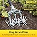 Colwelt Rotary Cultivator Garden Tool 61’’, Hand Tiller Garden Tool with Detachable Aluminum Tines, Cultivators for Gardening Soil or Reseeding Grass, Manual Cultivators & Tillers for Flowers Beds