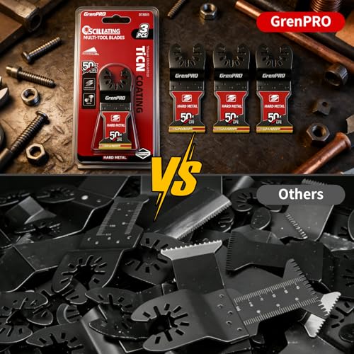 GRENPRO TiCN Carbide Oscillating Blades