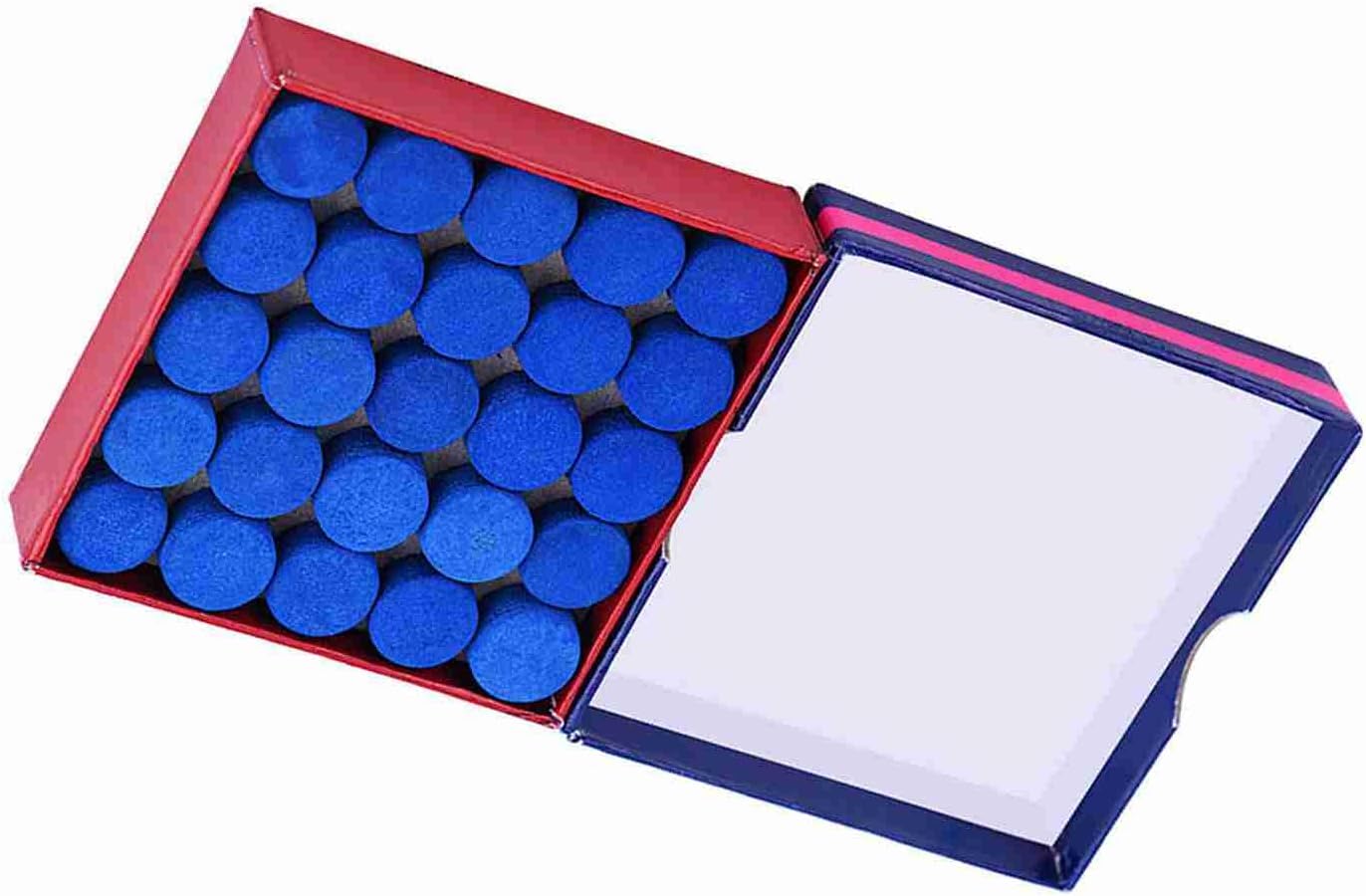 Cue Tips for Better Ball Control Glueon Snooker Cue Tips 50 Pcs Lot Blue 9mm/10mm/13mm