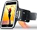 Samsung Note 4/ 5 Sports Armband for Running (5.5"), ID / Credit Card / Money Holder & Key Holder - Sweat Proof, Water Resistant, Reflective band(Jet black)