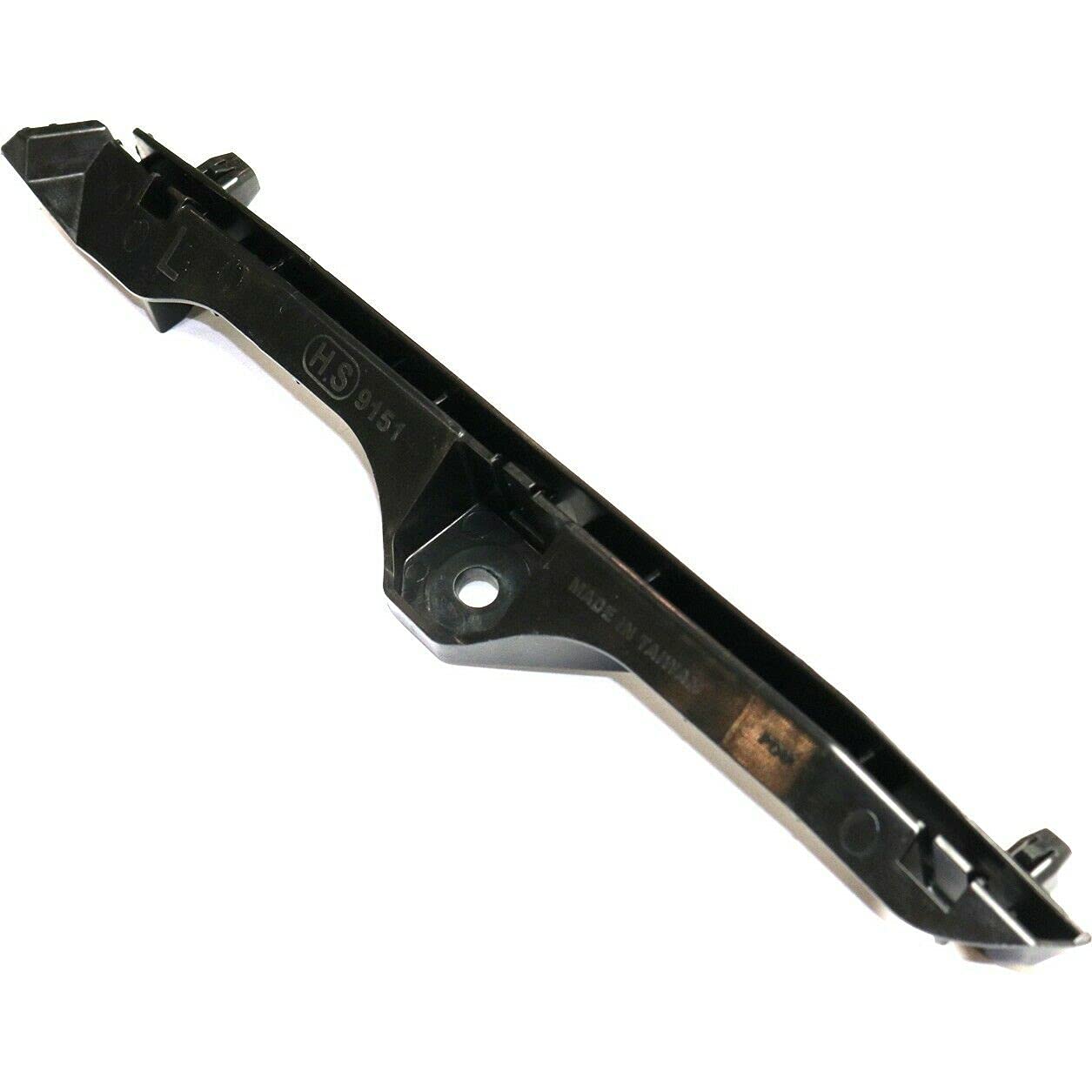 DAT AUTO PARTS Front Left Driver Side Bumper Cover Bracket Insert Mounting Side Support Replacement For 2004-2010 Toyota Sienna Black Textured Plastic TO1042112 52116AE010
